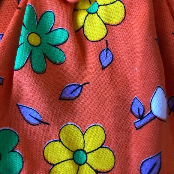 Baby Orange Floral Swimming Suit 9-12M - Picture 9 of 9